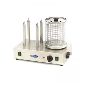 Machine à hot dog double en acier inoxydable